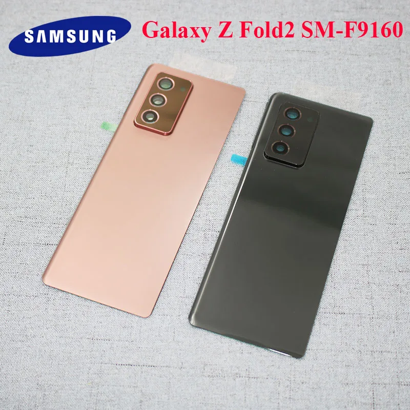 Original Battery Cover For Samsung Galaxy Z Fold 2 5G SM-F916 Glass Back Cover W21 Rear Panel Housing Replace Parts + Camera Len 
Original Battery Cover For Samsung Galaxy Z Fold 2 5G SM-F916 Glass Back Cover W21 Rear Panel Housing Replace Parts + Camera Len
