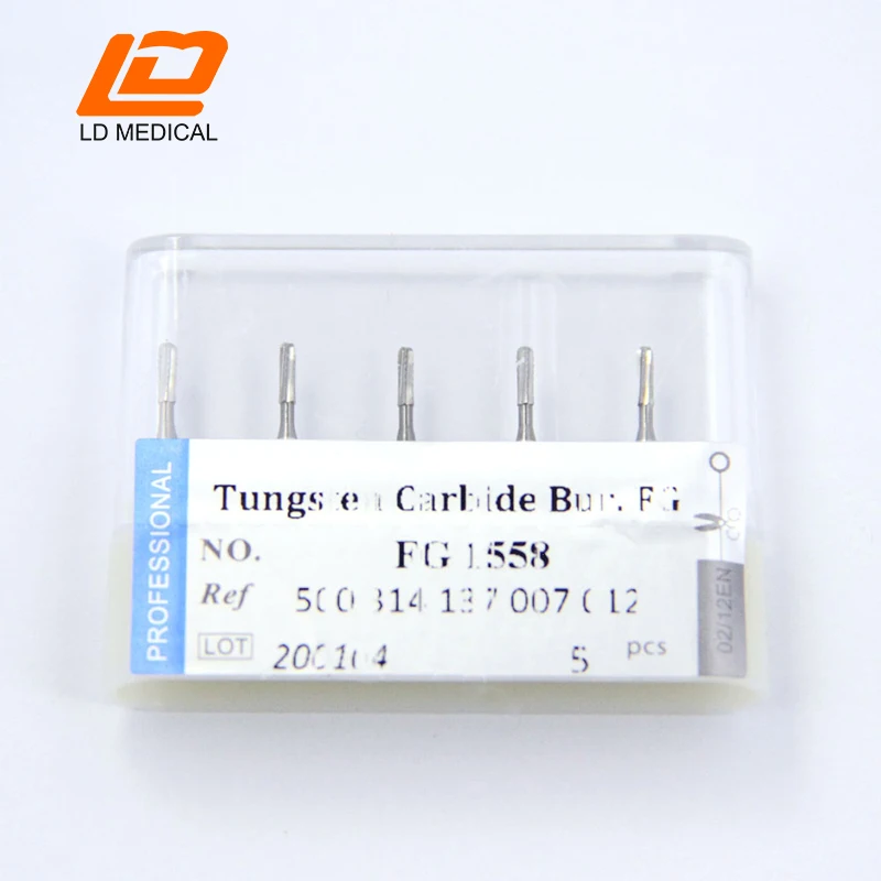 Dental Tungsten Carbide Burs FG 1558(137 012) High Speed FG Round Cyl Cross Cut Cutting of Crown CE ISO Certified
Dental Tungsten Carbide Burs FG 1558(137 012) High Speed FG Round Cyl Cross Cut Cutting of Crown CE ISO Certified