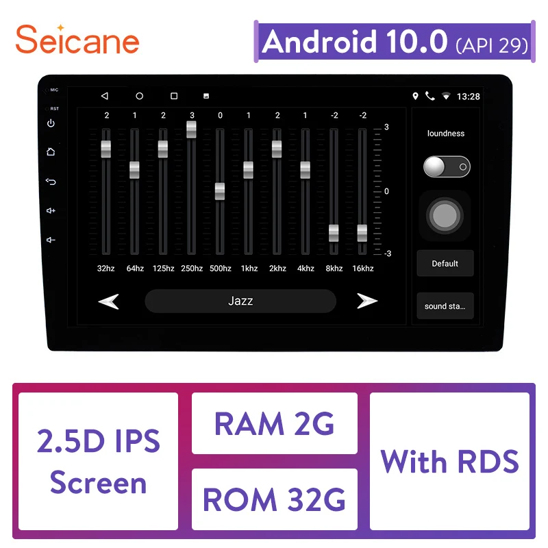 Универсальный плеер Seicane для автомобилей hyundai suzuki vw toyota honda kia nissan 9 дюймов Android 10 0