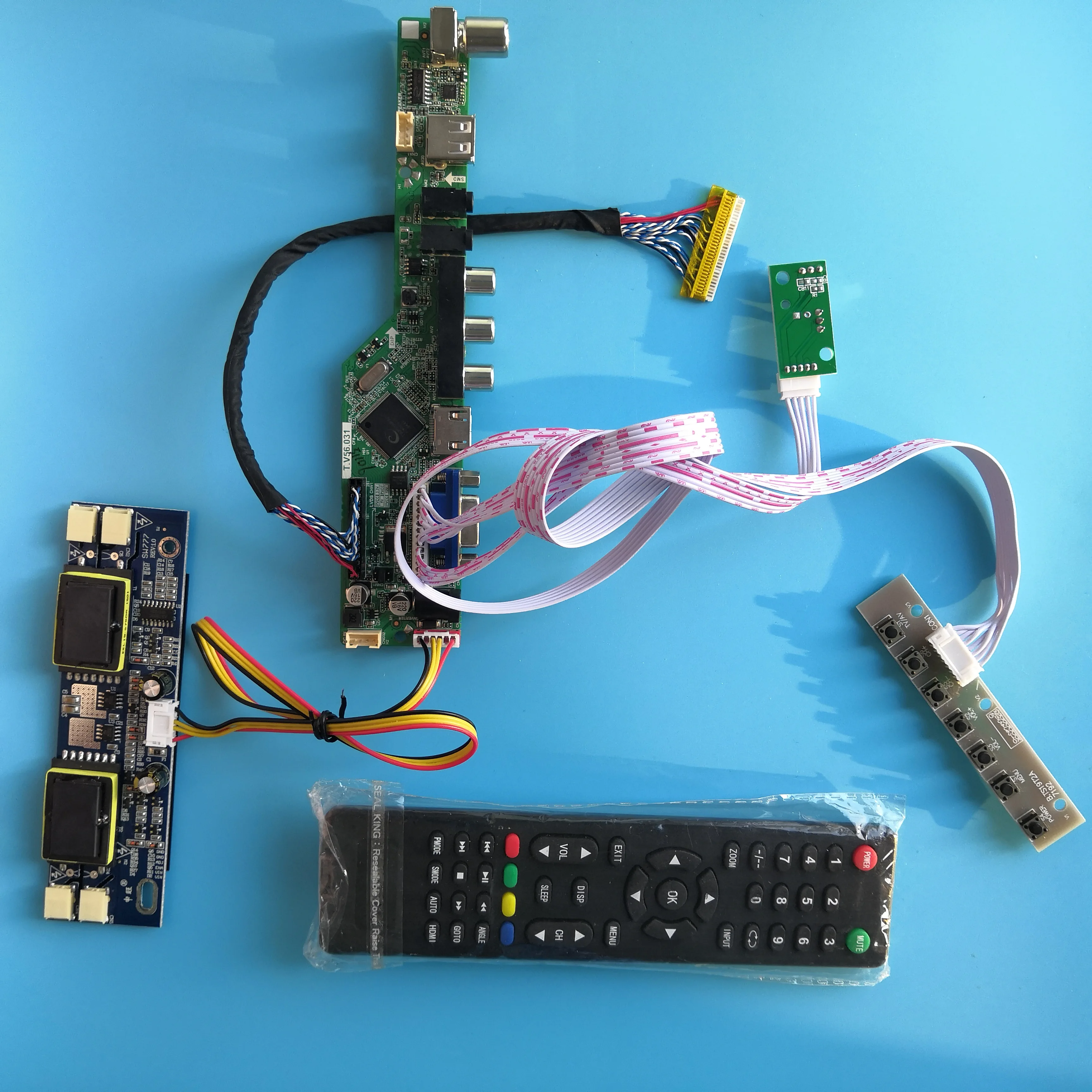 for M216H1-L06 1920X1080 21.6" LCD Resolution TV Controller Board VGA AV 4 lamps 30pin Digital Signal VGA kit
for M216H1-L06 1920X1080 21.6" LCD Resolution TV Controller Board VGA AV 4 lamps 30pin Digital Signal VGA kit