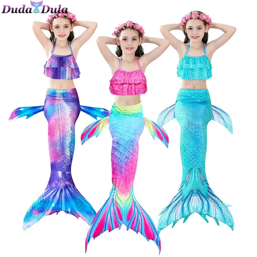 Girl Kids Mermaid Tails Bikini Bathing Children Suit Swimsuit With Monofin for Girls Costume Swimmable Suit Christmas Gifts
Girl Kids Mermaid Tails Bikini Bathing Children Suit Swimsuit With Monofin for Girls Costume Swimmable Suit Christmas Gifts