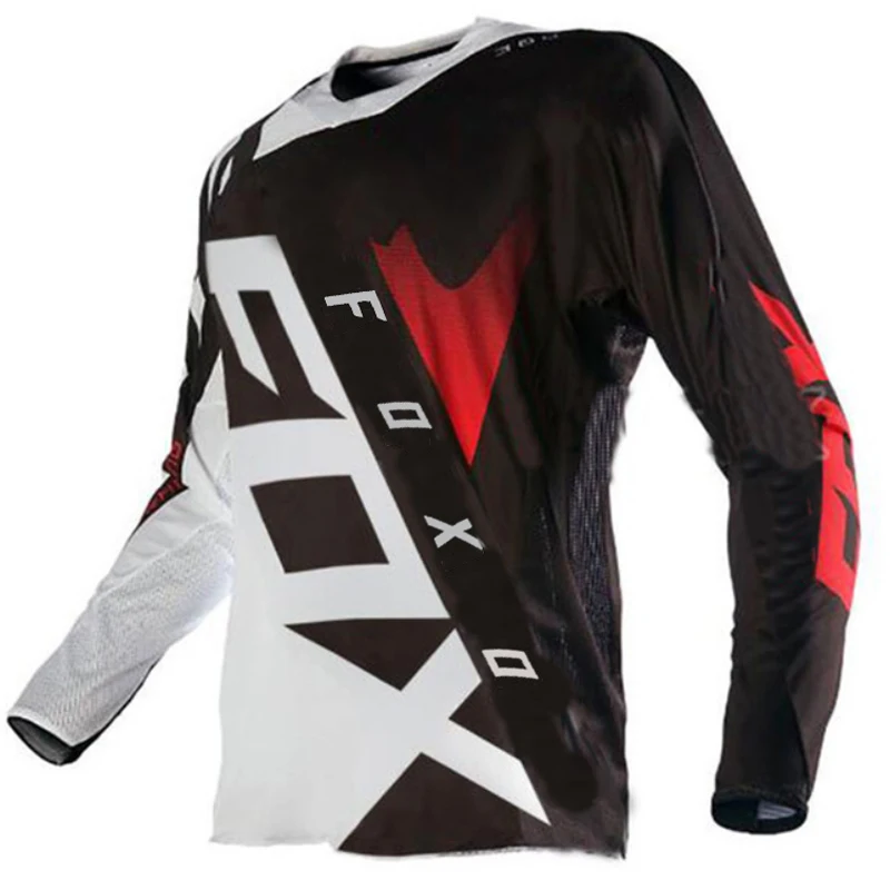 

Fox O off-road motorcycle jersey 100% Polyester mtb downhill MX riding mountain bike quick-drying shirt fxr bike Ropa ciclismo