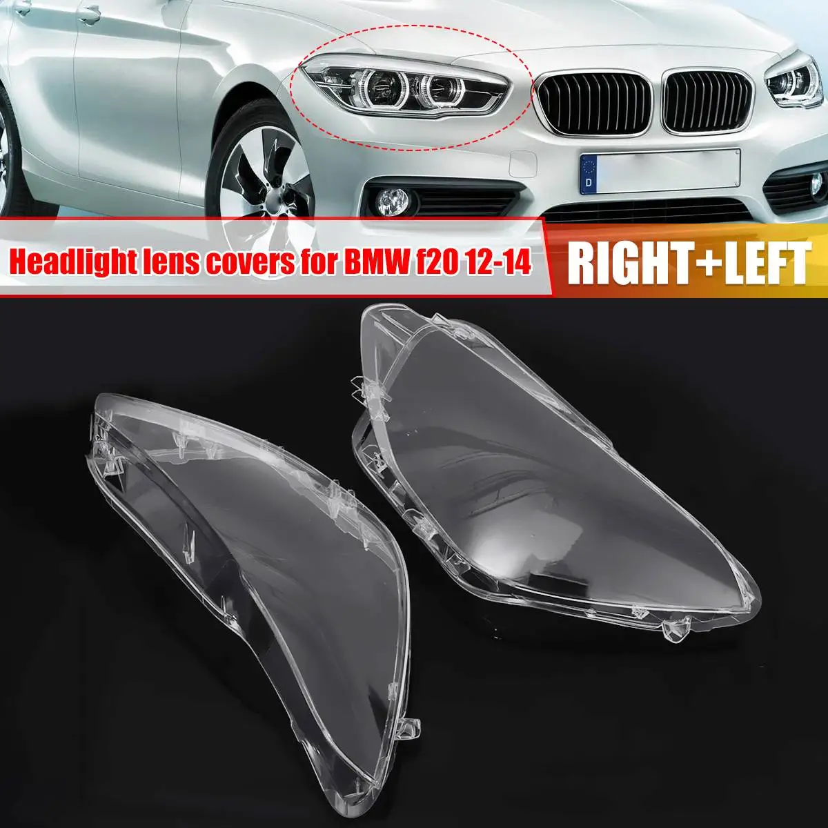 Car Headlight Headlamp Clear Lens Auto Shell Cover Left/Right For BMW F20 2012 2013 2014
Car Headlight Headlamp Clear Lens Auto Shell Cover Left/Right For BMW F20 2012 2013 2014