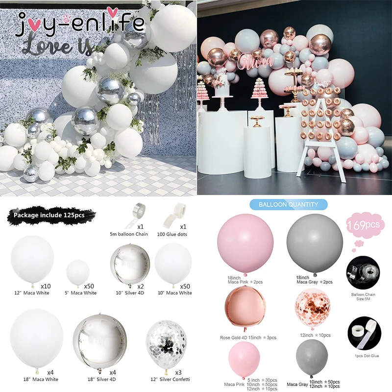 1set Balloons Garland Arch Wedding Party Background Balloons Baby Shower Kids Adult Balloon Wedding Decoration Birthday Party
1set Balloons Garland Arch Wedding Party Background Balloons Baby Shower Kids Adult Balloon Wedding Decoration Birthday Party