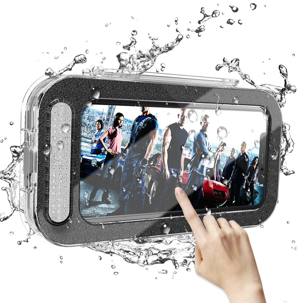 Mobile Phone Waterproof Box Bathroom Waterproof Mobile Phone Stand Bathroom Kitchen Stand ShowerPhoneHolder
Mobile Phone Waterproof Box Bathroom Waterproof Mobile Phone Stand Bathroom Kitchen Stand ShowerPhoneHolder