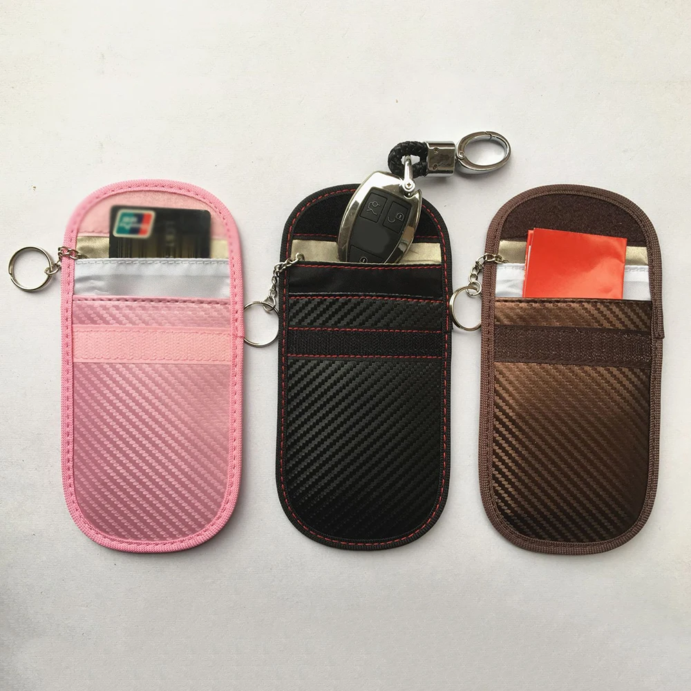 1pc Car Key Bag RFID Cover Signal Block Case Protector Anti-scanning Carbon Fiber Useful
1pc Car Key Bag RFID Cover Signal Block Case Protector Anti-scanning Carbon Fiber Useful