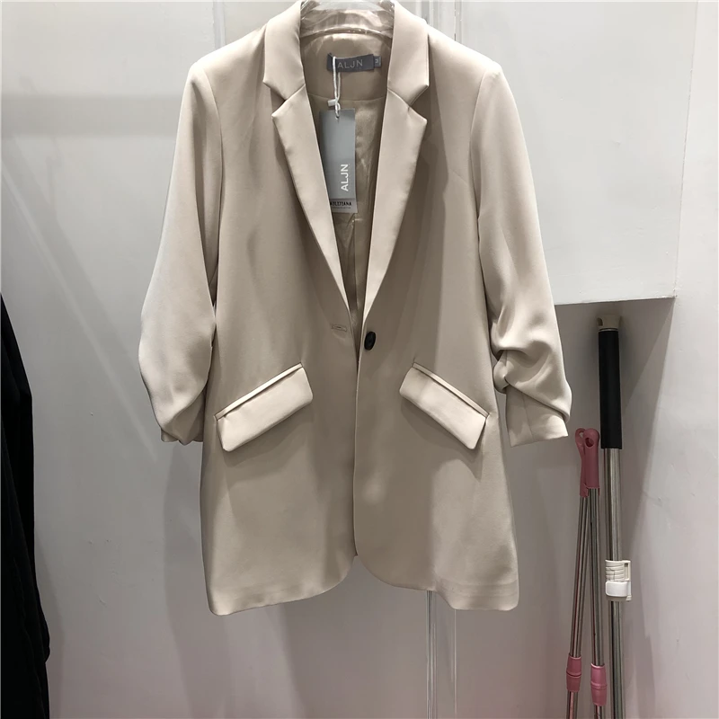 SuperAen Women Chic Korean Style Loose Long Suirt Blazer Autumn Winter Single Button FemaleJ Acket Femme
SuperAen Women Chic Korean Style Loose Long Suirt Blazer Autumn Winter Single Button FemaleJ Acket Femme