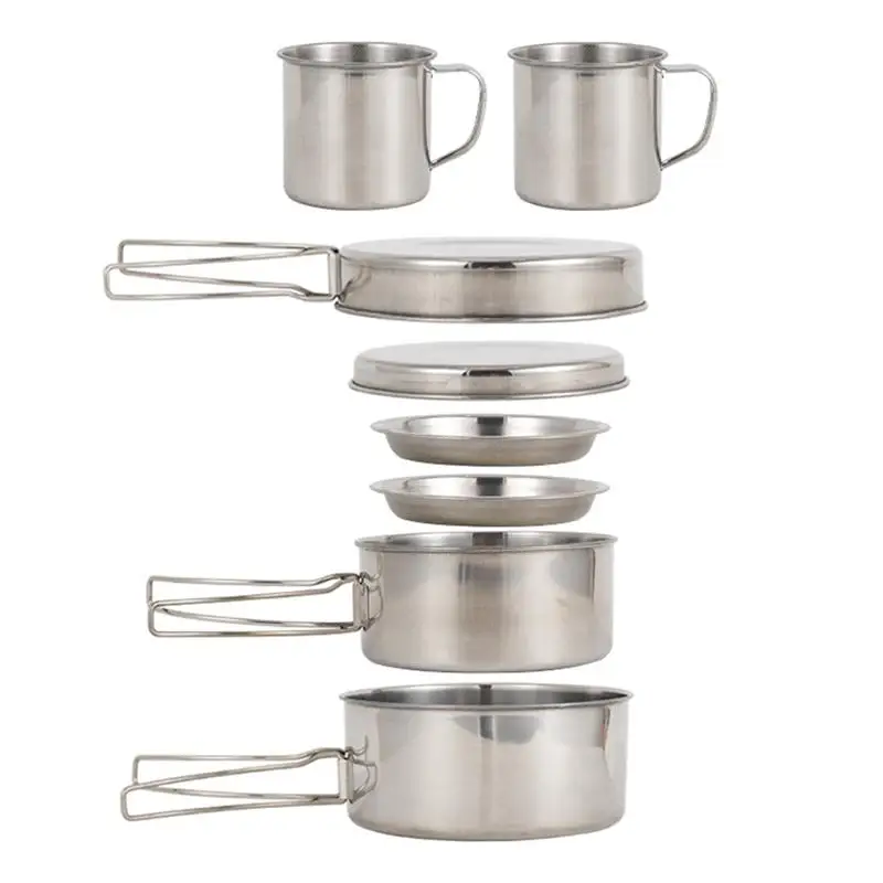 8 Pcs Camping Cookware Kit Backpacking Cooking Set Outdoor Cook Equipment Parts
8 Pcs Camping Cookware Kit Backpacking Cooking Set Outdoor Cook Equipment Parts