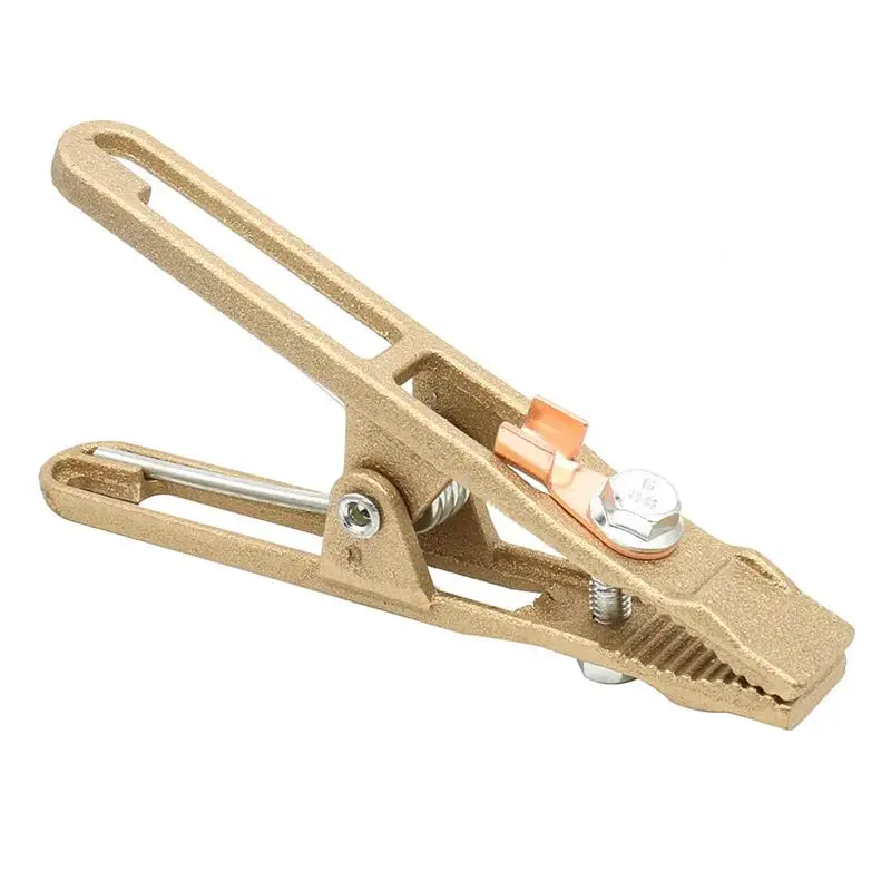 Weld Holders 260A A Shape Welding Ground Clamp Brass Argon Arc Submerged Welder Earth Ground Clamp For Electric Welding Machine
Weld Holders 260A A Shape Welding Ground Clamp Brass Argon Arc Submerged Welder Earth Ground Clamp For Electric Welding Machine