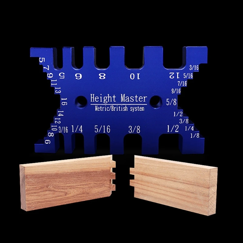 Woodworking Ruler Metric and Imperial Card Gauge High Precision Tenon Caliper Carpenters Use for Measurement of Height
Woodworking Ruler Metric and Imperial Card Gauge High Precision Tenon Caliper Carpenters Use for Measurement of Height