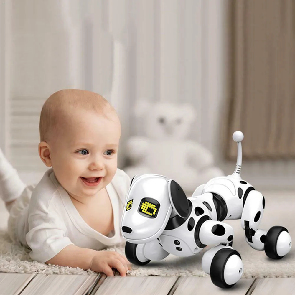 Led Electronic Pet Toy Wireless Children Interactive Talking Smart RC Robot Dog Intelligent Educational Remote Control
Led Electronic Pet Toy Wireless Children Interactive Talking Smart RC Robot Dog Intelligent Educational Remote Control