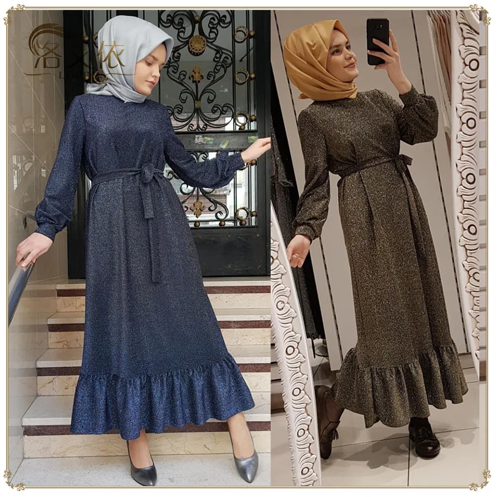Shiny glossy beading muslim abayas female full length prayer Crystal stretch glitter knitting islamic robes with belt F1568
Shiny glossy beading muslim abayas female full length prayer Crystal stretch glitter knitting islamic robes with belt F1568