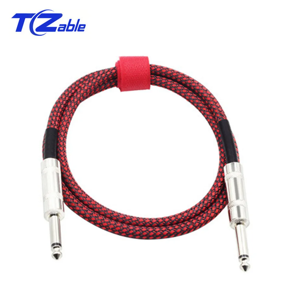 6.35mm Jack Audio Cable Electric Guitar Cables Bass Musical Instrument Cord 6.35 mm Male To Male 3 Meter For Amplifier Speaker
6.35mm Jack Audio Cable Electric Guitar Cables Bass Musical Instrument Cord 6.35 mm Male To Male 3 Meter For Amplifier Speaker