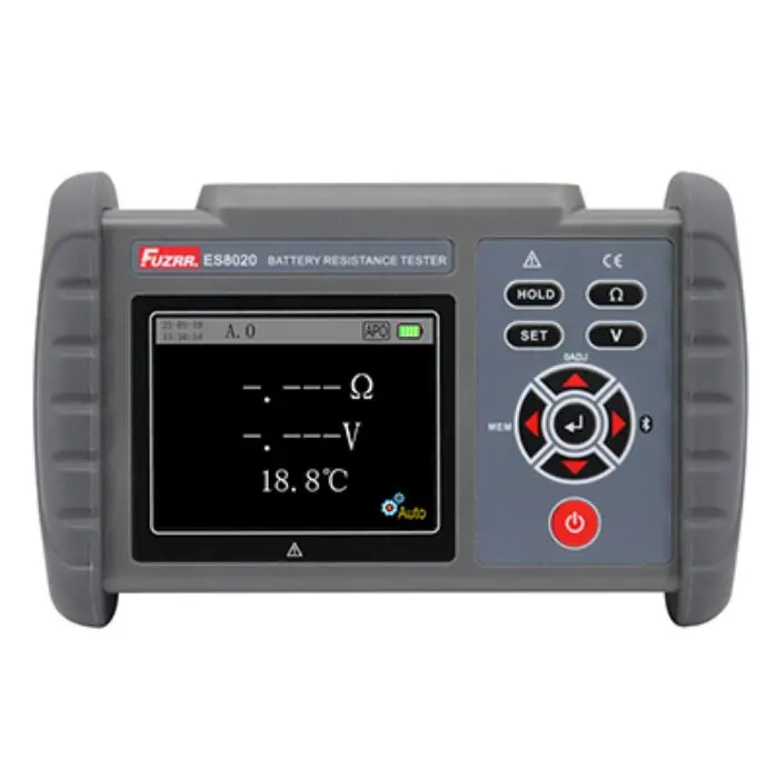 ES8020 handheld lithium battery inner impedance tester lead acid storage battery internal resistance analyzer meter
ES8020 handheld lithium battery inner impedance tester lead acid storage battery internal resistance analyzer meter