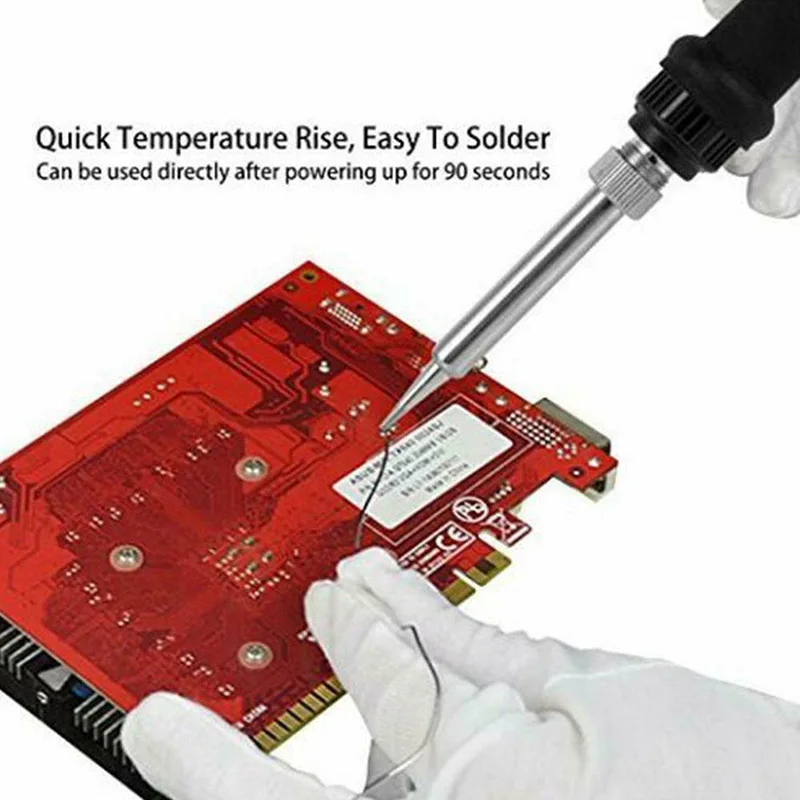 60W 110/220V Electric Soldering Iron Adjustable Temperature Welding Tool EU/US Plug--M25 
60W 110/220V Electric Soldering Iron Adjustable Temperature Welding Tool EU/US Plug--M25