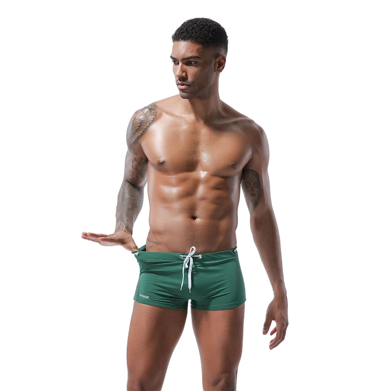 Low Waist Swimwear Men 2022 Solid Mens Beachwear Quick-drying Swimsuit Fashion Swim Trunks Sexy Short Sport Homme Brave Person 
Low Waist Swimwear Men 2022 Solid Mens Beachwear Quick-drying Swimsuit Fashion Swim Trunks Sexy Short Sport Homme Brave Person