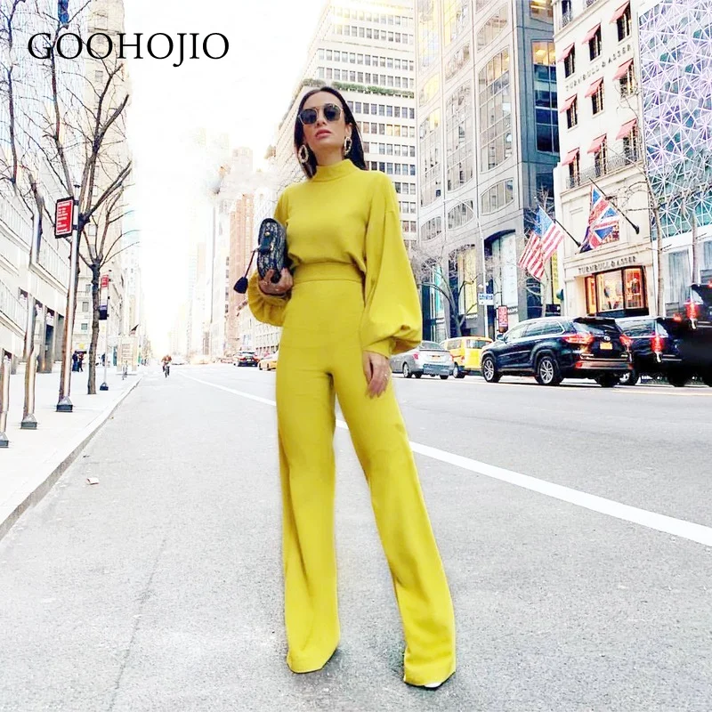 GOOHOJIO 2021 Spring Autumn New Temperament High Waist Jumpsuit Women Fashion Long Sleeve Jumpsuit Ladies Casual Rompers Women
GOOHOJIO 2021 Spring Autumn New Temperament High Waist Jumpsuit Women Fashion Long Sleeve Jumpsuit Ladies Casual Rompers Women