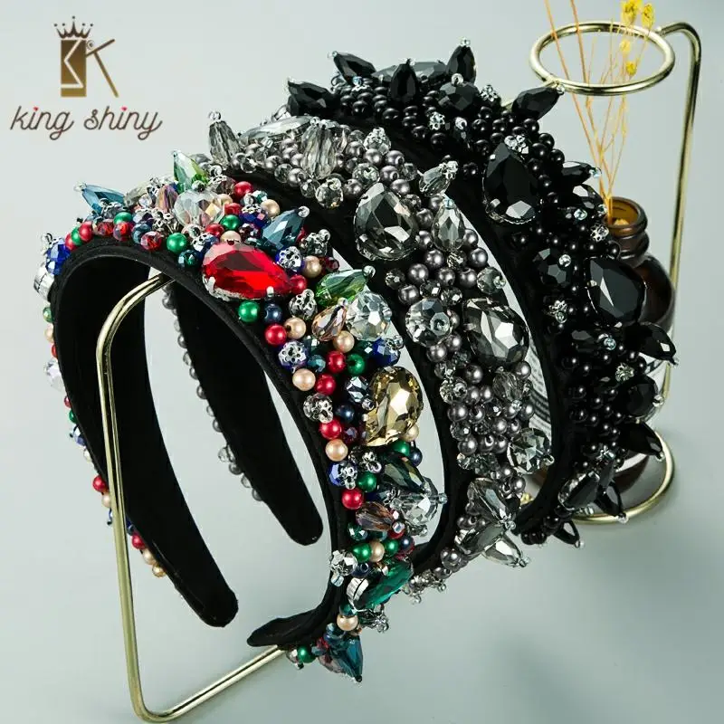 Vintage Baoruqe Colorful Geometric Crystal Headband for Woman Elegant Hand Made Beaded Hairband Female Party Hair Accessories
Vintage Baoruqe Colorful Geometric Crystal Headband for Woman Elegant Hand Made Beaded Hairband Female Party Hair Accessories