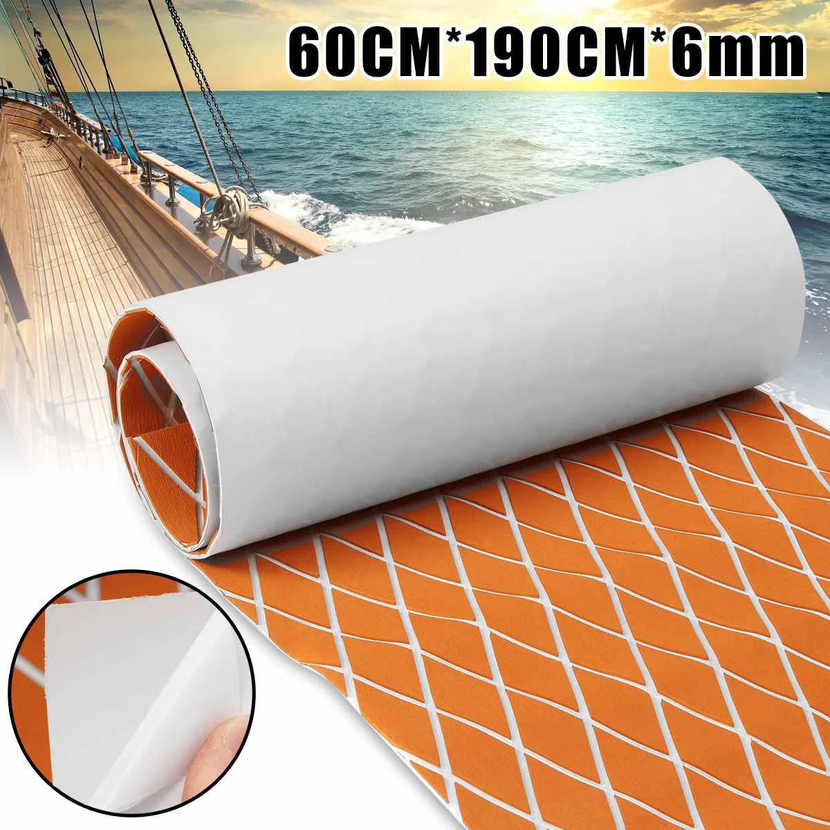Self-Adhesive Foam Teak Decking EVA Foam Faux Teak Boat Deck Mat Decking Boat EVA Foam Floor Mat For Boat 1200mmx2400mmx5mm
Self-Adhesive Foam Teak Decking EVA Foam Faux Teak Boat Deck Mat Decking Boat EVA Foam Floor Mat For Boat 1200mmx2400mmx5mm