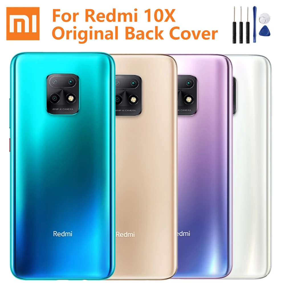 Original Glass Battery Rear Case For Xiaomi Redmi X10 Back Battery Cover Phone Battery Backshell Back Cover Cases
Original Glass Battery Rear Case For Xiaomi Redmi X10 Back Battery Cover Phone Battery Backshell Back Cover Cases