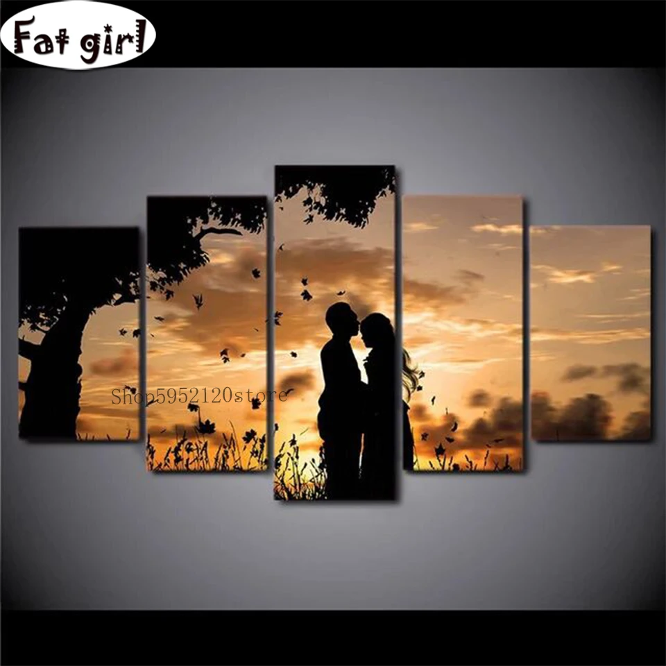 5 панелей квадратная круглая алмазная живопись вышивка крестиком 5D diy Вышивка влюбленных пейзаж мозаика деревья ручная работа декоративная...
5 панелей квадратная круглая алмазная живопись вышивка крестиком 5D diy Вышивка влюбленных пейзаж мозаика деревья ручная работа декоративная...