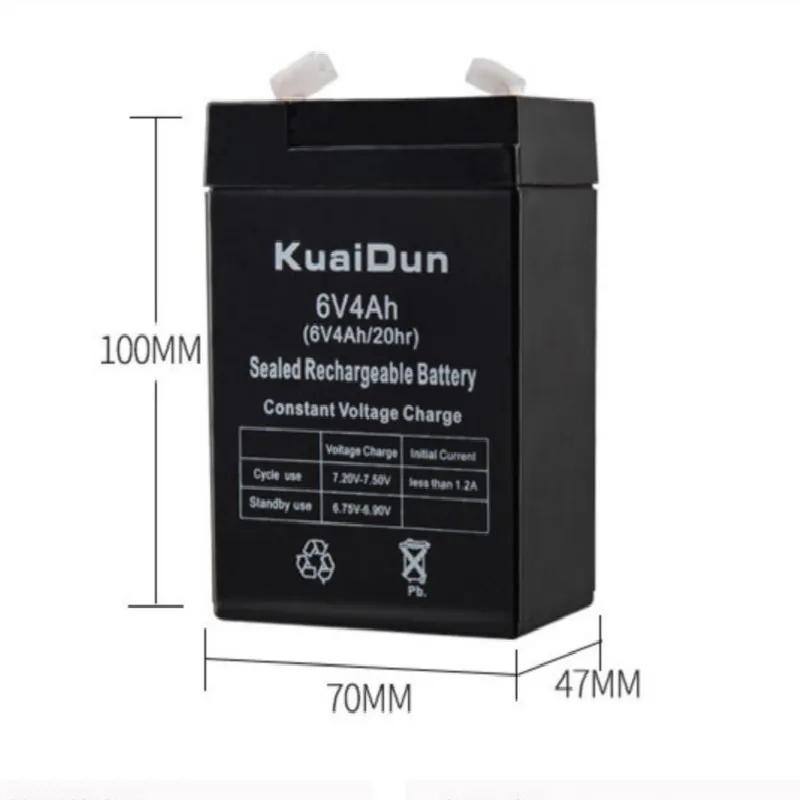 Аккумулятор детский, 6 в, 4 А · ч, свинцово-кислотный аккумулятор
Аккумулятор детский, 6 в, 4 А · ч, свинцово-кислотный аккумулятор