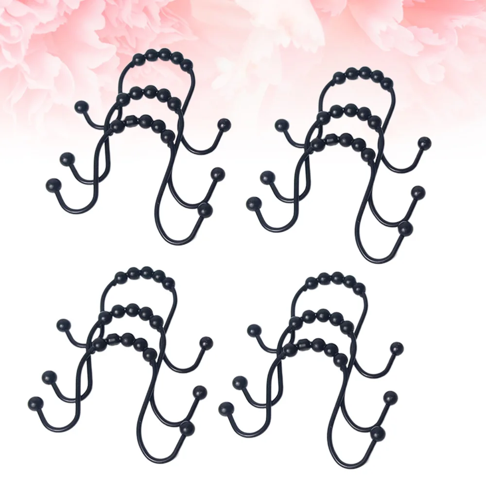 12pcs Stainless Steel Double Hook Shower Curtain Hooks Bathroom Accessory Hook
12pcs Stainless Steel Double Hook Shower Curtain Hooks Bathroom Accessory Hook