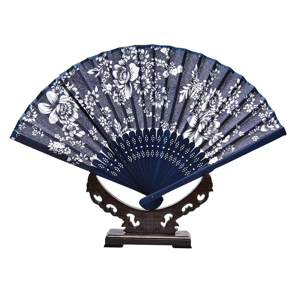 Blue Fabric Hand Fan Cool Summer Classical Flower Design Chinese Style With Dyed Blue Bamboo Frame Wedding Party Favor Decor
Blue Fabric Hand Fan Cool Summer Classical Flower Design Chinese Style With Dyed Blue Bamboo Frame Wedding Party Favor Decor