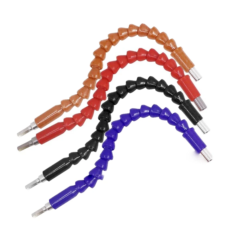 Flexible Drill Bit Extension Screwdriver Bit Holder Connect Link,Electronics Drill 1/4" Hex Shank Black 295mm Car Repair Tools
Flexible Drill Bit Extension Screwdriver Bit Holder Connect Link,Electronics Drill 1/4" Hex Shank Black 295mm Car Repair Tools