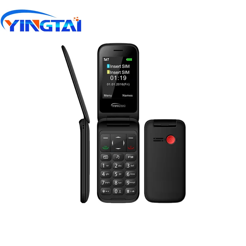 YINGTAI T31 MTK6572 Двухъядерный клапан мобильного телефона 2,4 дюйма 3G WCDMA Не смартфон Одна SIM-карта Кнопочные мобильные телефоны on.