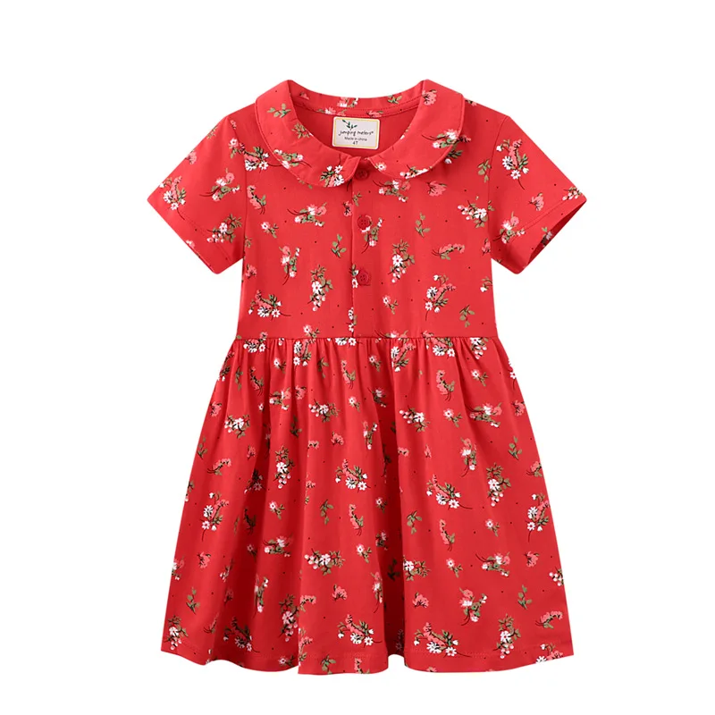 Kids Clothes Girls Knitted Dress Short Sleeve Casual Fashion Ins Flower Print Princess Red Dresses Birthday Party Gifts 2-7 Year
Kids Clothes Girls Knitted Dress Short Sleeve Casual Fashion Ins Flower Print Princess Red Dresses Birthday Party Gifts 2-7 Year
