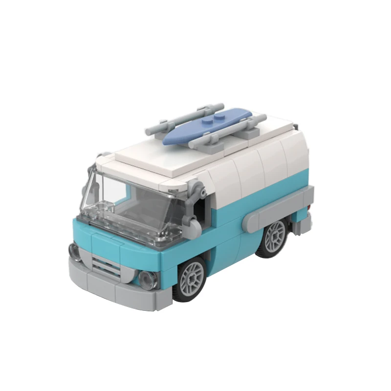 MOC Retro Surf Blue White Van Building Blocks Mini Truck Transport Car Model Home Decoration Educational Toys for Children Gift
MOC Retro Surf Blue White Van Building Blocks Mini Truck Transport Car Model Home Decoration Educational Toys for Children Gift
