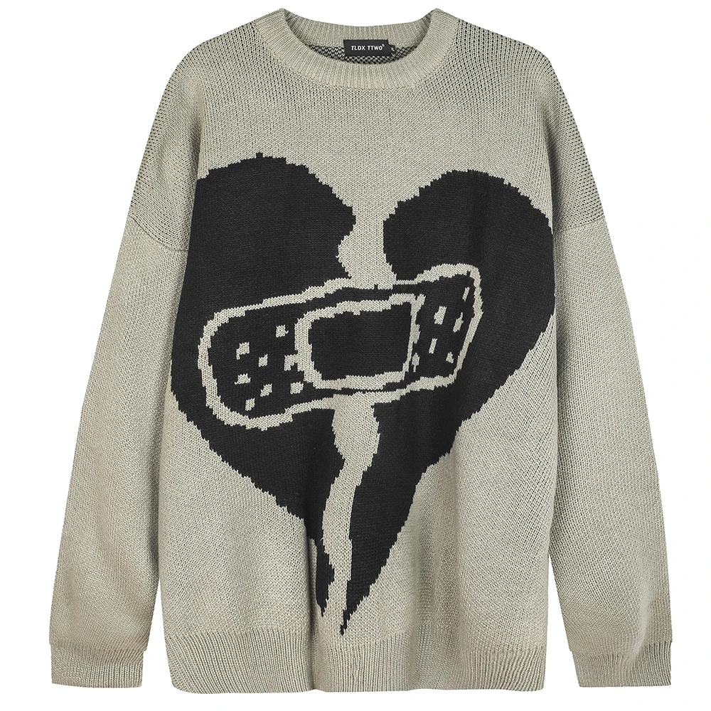 Heartbroken Print Sweaters Knitted Sweaters Men Hip Hop Sweater Harajuku Streetwear Pullover Knit Fashion Knitwear Sweatshirt
Heartbroken Print Sweaters Knitted Sweaters Men Hip Hop Sweater Harajuku Streetwear Pullover Knit Fashion Knitwear Sweatshirt