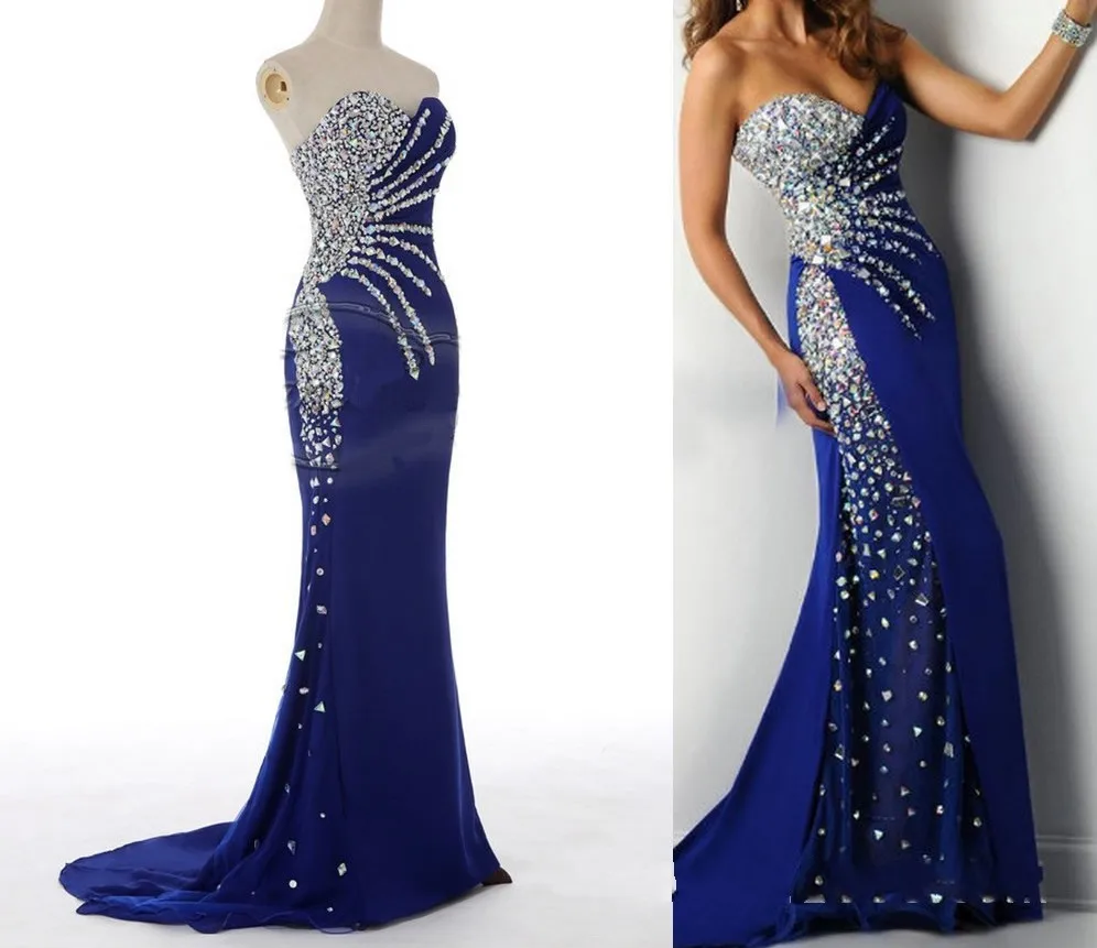 2023 Luxury Prom Dresses Crystal Beading Mermaid Evening Wear Sweetheart Long Formal Party Second Reception Gown Plus Size
2023 Luxury Prom Dresses Crystal Beading Mermaid Evening Wear Sweetheart Long Formal Party Second Reception Gown Plus Size