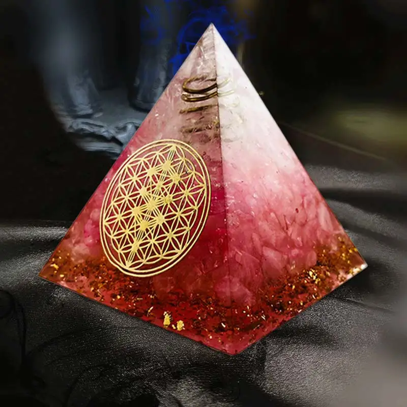 Handmade Amethyst Crystal Sphere Orgonite Pyramid 60mm with Kyanite Stone Reiki Chakra Energy Orgone Collection EMF Protection
Handmade Amethyst Crystal Sphere Orgonite Pyramid 60mm with Kyanite Stone Reiki Chakra Energy Orgone Collection EMF Protection