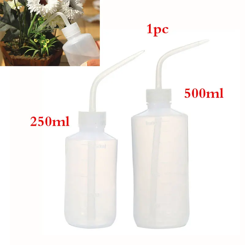 

2Pcs 250ML/500ML Succulents Special Plant Flower Watering Can Squeeze Bottles With Long Nozzle Water Beak Pouring Kettle Tool