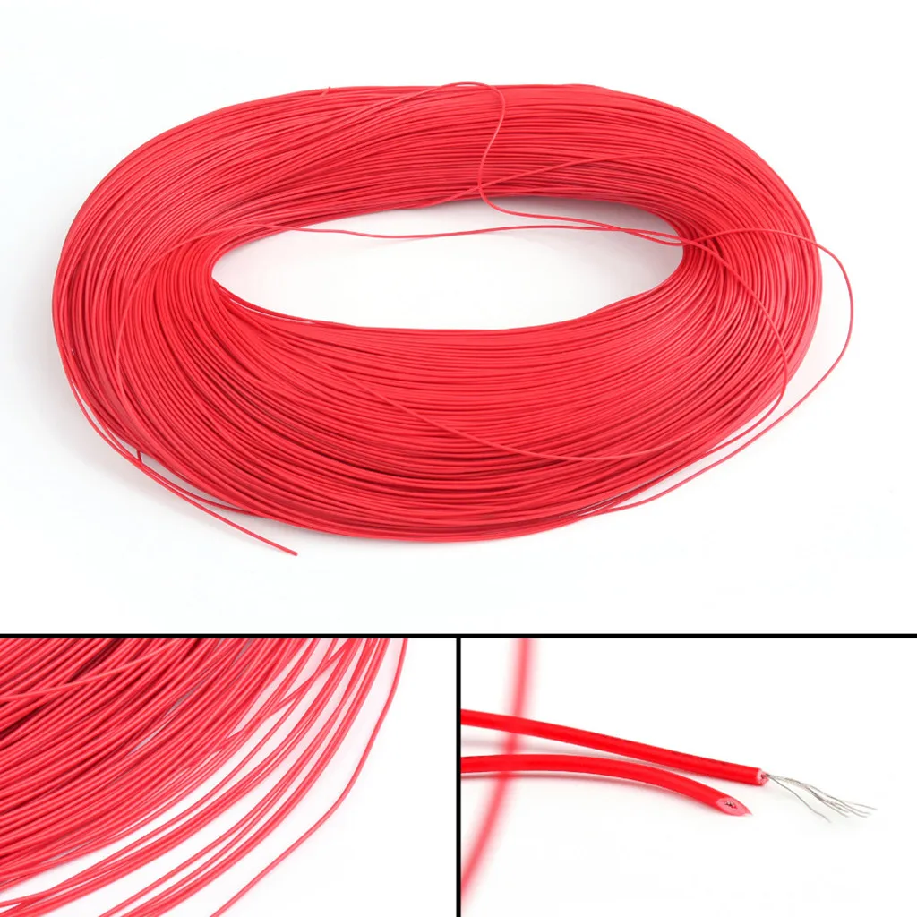 Кабель Ul1007 20AWG многожильный гибкий провод шнур электрический красный 3/5 м Earphpne