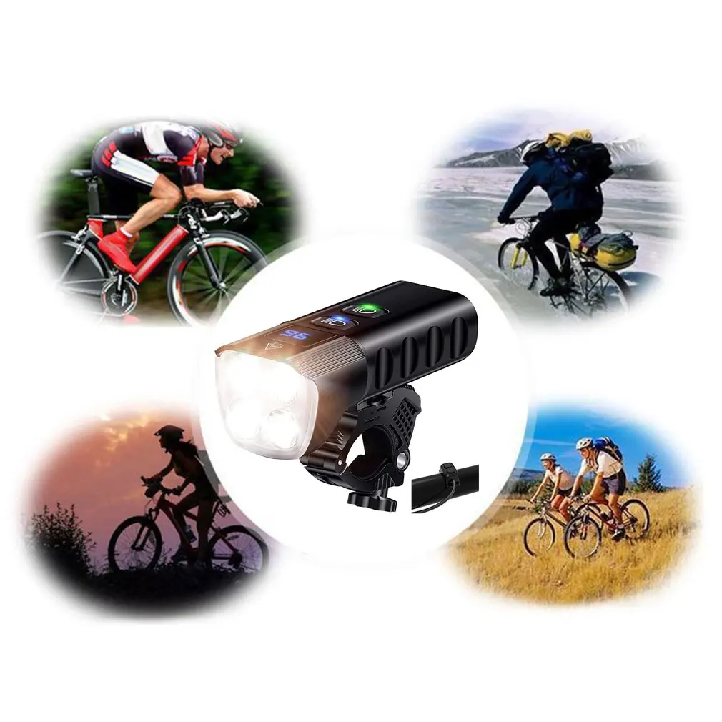 Practical 2000 Lumens USB Rechargeable Bicycle Front Light With IP65 Waterproof And 13 Lighting Modes Bicycle Light
Practical 2000 Lumens USB Rechargeable Bicycle Front Light With IP65 Waterproof And 13 Lighting Modes Bicycle Light