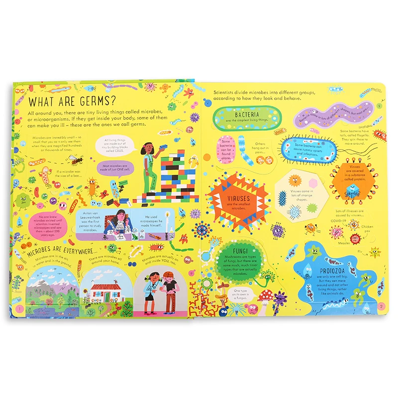 Usborne See Inside Germs English 3D Flap Picture Book Kids Children Enlightenment Early Education Reading Books 
Usborne See Inside Germs English 3D Flap Picture Book Kids Children Enlightenment Early Education Reading Books
