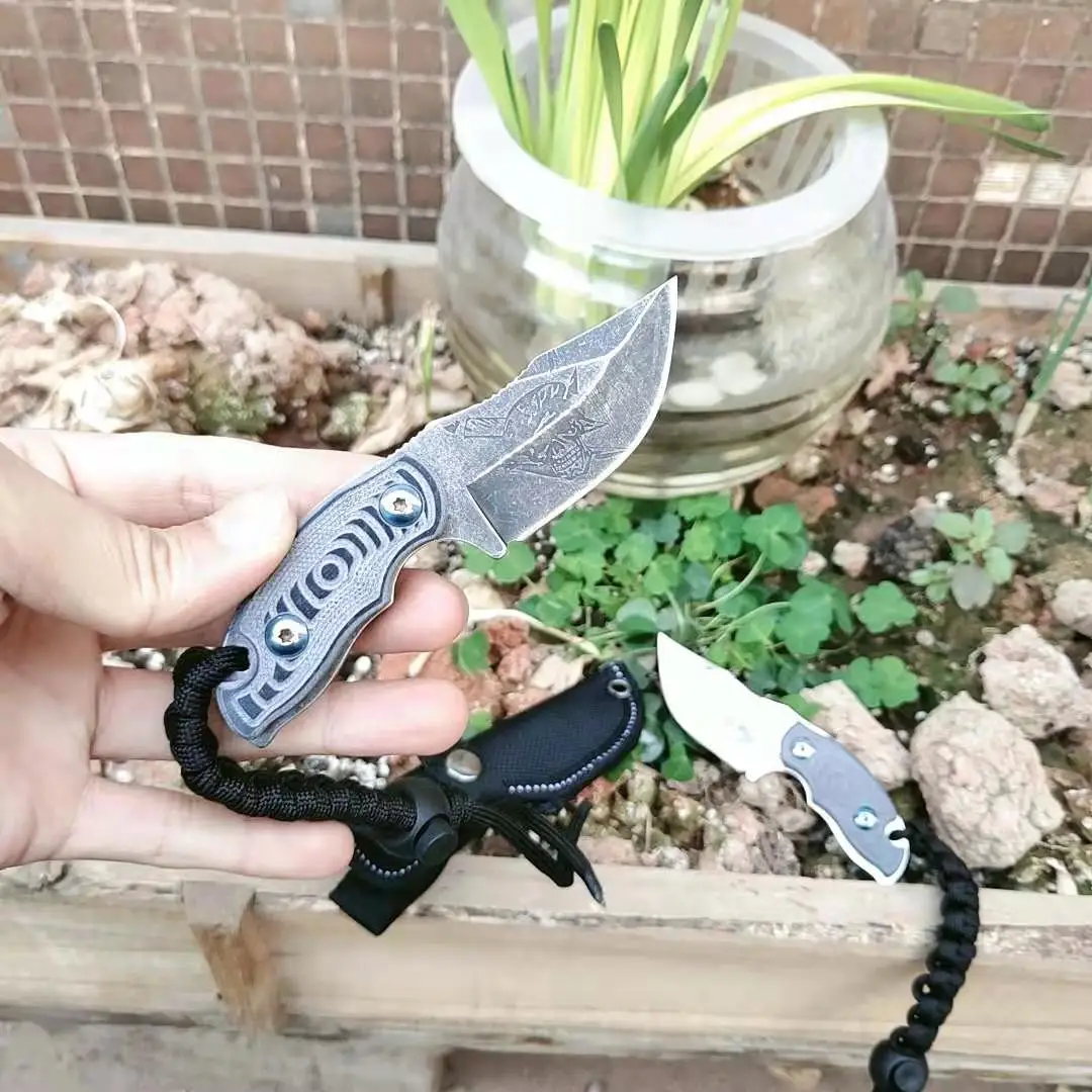 SR S300A S300B Quality Hunting Knife Survival Knives Fixed Pocket Sharpener Karambit Blade G10 Handle Tactical Tool | Инструменты