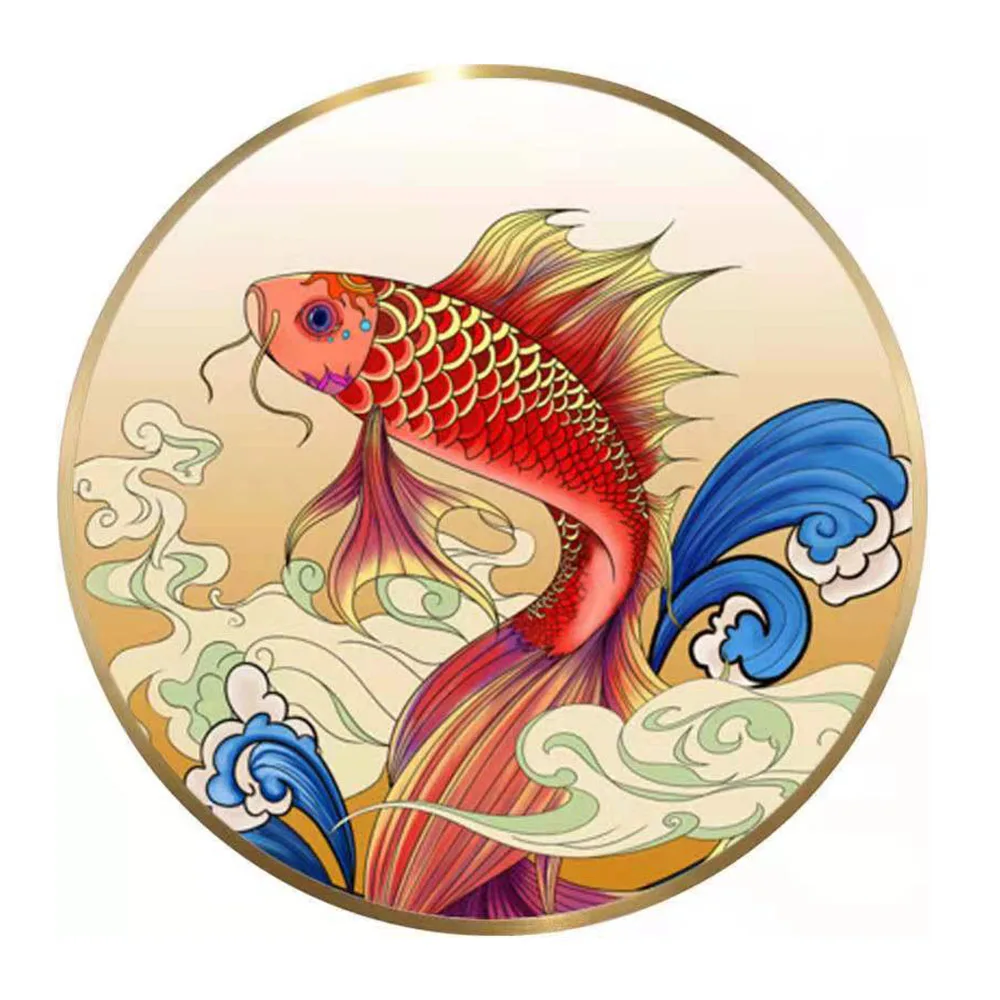 DIY Beads embroidery Kits Cross stitch set Pre-Printed Canvas Pattern Bead embroider for Decoration Hobby Craft Fish 23.3"X23.3"
DIY Beads embroidery Kits Cross stitch set Pre-Printed Canvas Pattern Bead embroider for Decoration Hobby Craft Fish 23.3"X23.3"
