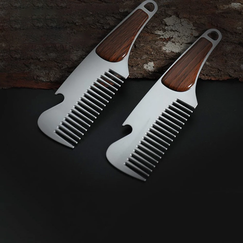 Beard Comb Mens Shaving Pocket Comb Portable Male Steel Mustache Brush Hair Styling Hairdressing Hair Cutting Tools
Beard Comb Mens Shaving Pocket Comb Portable Male Steel Mustache Brush Hair Styling Hairdressing Hair Cutting Tools