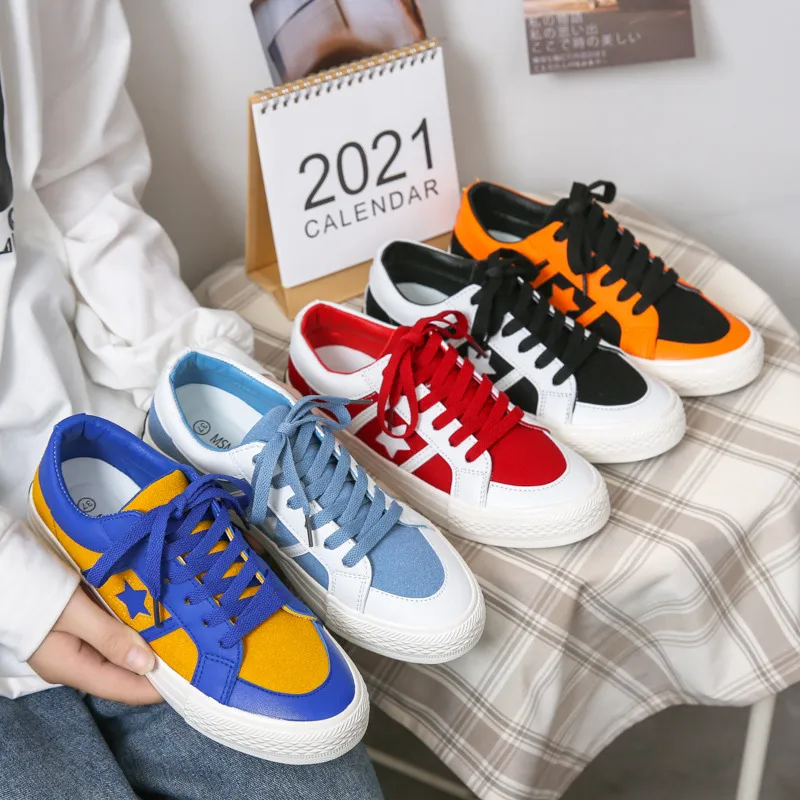 New Fashion Spring 2021 Skateboarding Shoes Men Low top Vulcanized Shoes Couple Superstar Tide Shoes Flat Suede Canvas Sneakers
New Fashion Spring 2021 Skateboarding Shoes Men Low top Vulcanized Shoes Couple Superstar Tide Shoes Flat Suede Canvas Sneakers