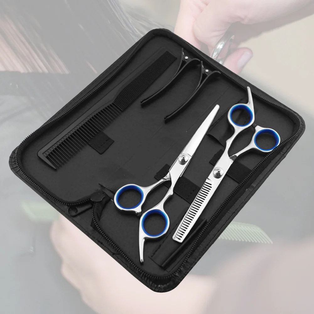 1 Set/6 Pcs Hairdressing Scissor Teeth Cut Straight Cut Comb Hair Clip Hair Styling Tools Hair Salon Accessories with Storage Ba
1 Set/6 Pcs Hairdressing Scissor Teeth Cut Straight Cut Comb Hair Clip Hair Styling Tools Hair Salon Accessories with Storage Ba