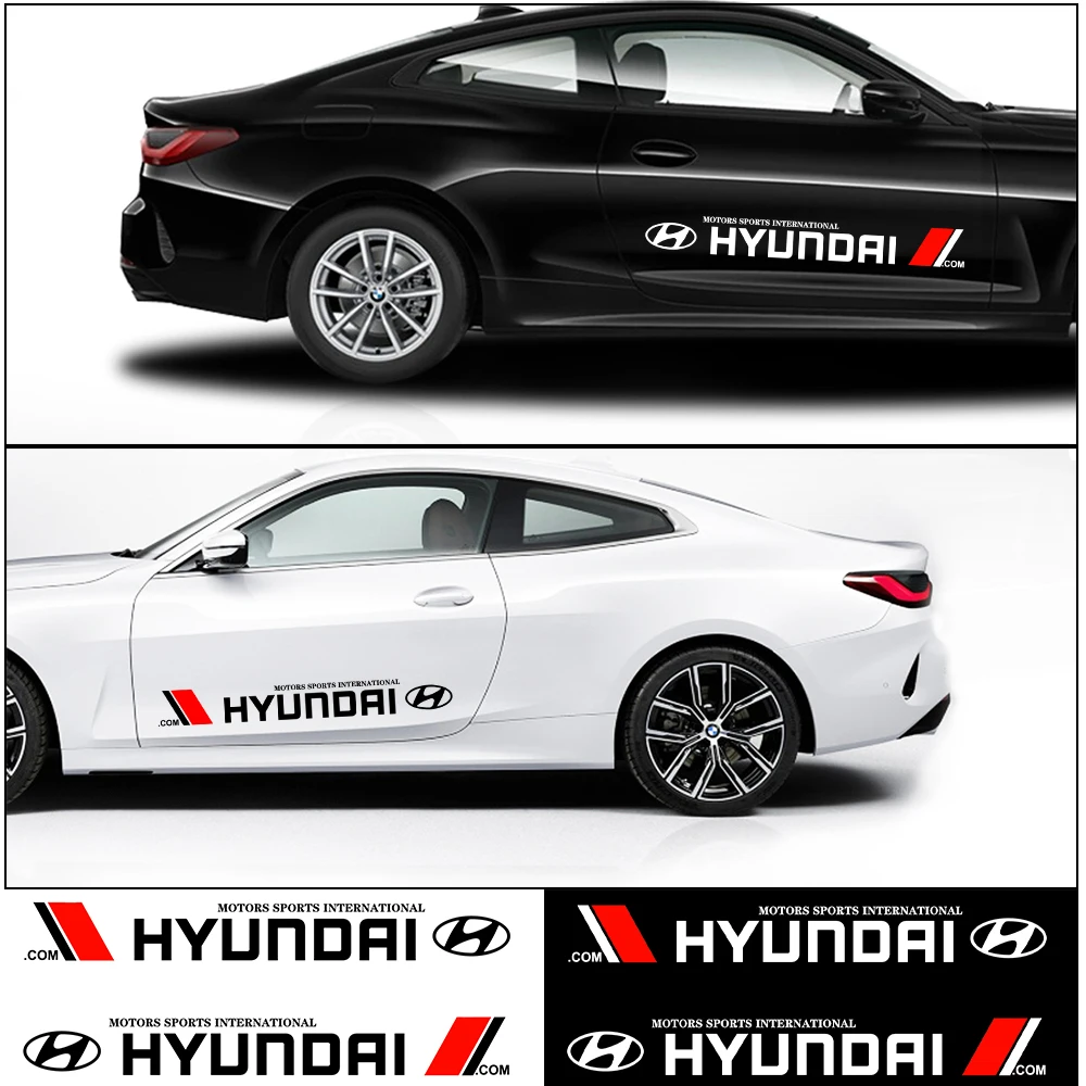 2Pcs Car Door Side Sticker Body Stickers Car Logo Styling Accessories For Hyundai Sonata Elantra Tucson Creta I30 Ix35 I40 IX20 
2Pcs Car Door Side Sticker Body Stickers Car Logo Styling Accessories For Hyundai Sonata Elantra Tucson Creta I30 Ix35 I40 IX20