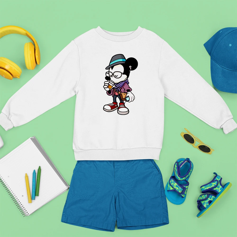 Mr. Mickey Print Kids Boys Hood Pullover Disney Fashion Urban Casual Toddler Clothes Spring Autumn Warm Long Sleeve Sweatshirt
Mr. Mickey Print Kids Boys Hood Pullover Disney Fashion Urban Casual Toddler Clothes Spring Autumn Warm Long Sleeve Sweatshirt