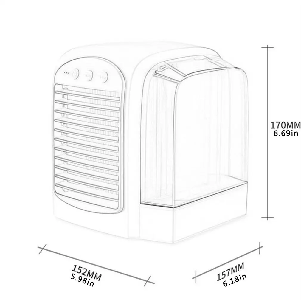 Mini Portable Air Conditioner Water Cooled Fan Usb Office Desktop Handheld Fan Water Fan Portable Air Conditioning Fan
Mini Portable Air Conditioner Water Cooled Fan Usb Office Desktop Handheld Fan Water Fan Portable Air Conditioning Fan