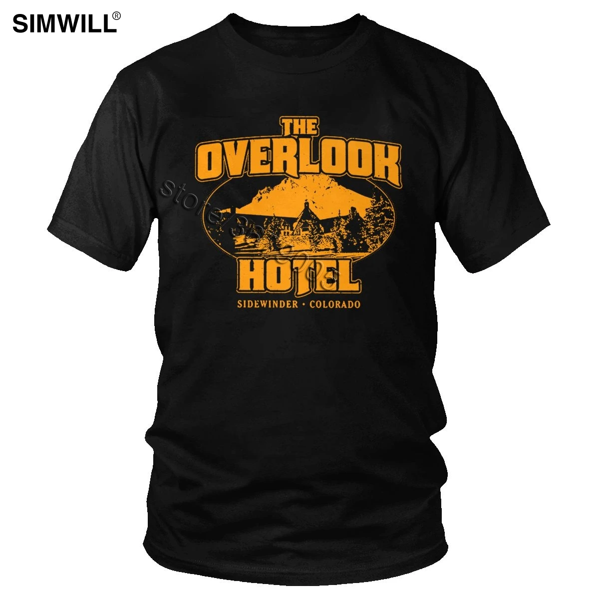 Novelty Latest T Shirt Men's Cotton The Overlook Hotel Tshirt Short Sleeve Stephen King Horror Film Tee Graphic T-Shirt Gift Top
Novelty Latest T Shirt Men's Cotton The Overlook Hotel Tshirt Short Sleeve Stephen King Horror Film Tee Graphic T-Shirt Gift Top