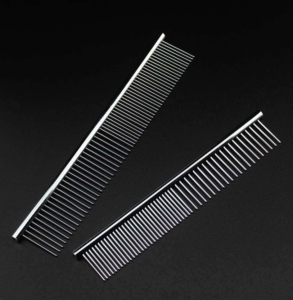 New Dog Comb Long Thick Hair Fur Removal Brush 16/19cm Stainless Steel Lightweight Pets Dog Cat Grooming Combs for Shaggy Dogs
New Dog Comb Long Thick Hair Fur Removal Brush 16/19cm Stainless Steel Lightweight Pets Dog Cat Grooming Combs for Shaggy Dogs