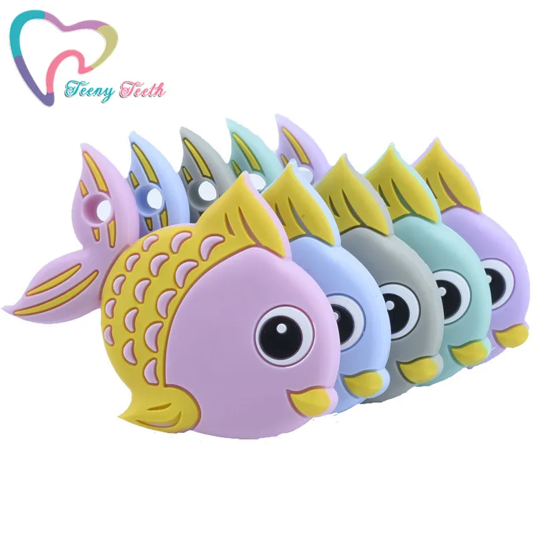 1 PC BPA Free Baby Silicone Fish Teethers Toddle Teething Toys Cute Animal Baby Teether Silicone Necklace Food Grade Silicone
1 PC BPA Free Baby Silicone Fish Teethers Toddle Teething Toys Cute Animal Baby Teether Silicone Necklace Food Grade Silicone